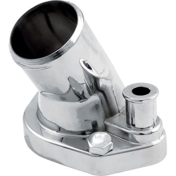 Allstar Performance 45 deg Water Neck for Small Block Ford - Chrome ALL30174 - main